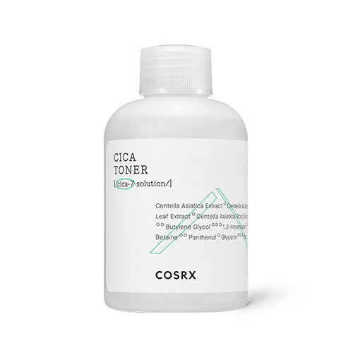 COSRX Pure Fit Cica Toner, a 150 ml toner, front of the pack facing the camera
