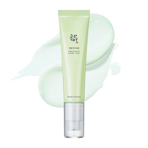 Beauty of Joseon Light On Serum : Centella + Vita C, a 30 ml serum, front of the pack facing the camera