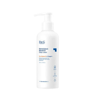Dr.G Dermoisture Barrier.D Daily Lotion, a 200 ml lotion, front of the pack facing the camera