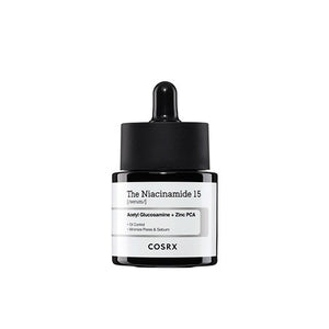 COSRX The Niacinamide 15 Serum, a 20 ml serum, front of the pack facing the camera