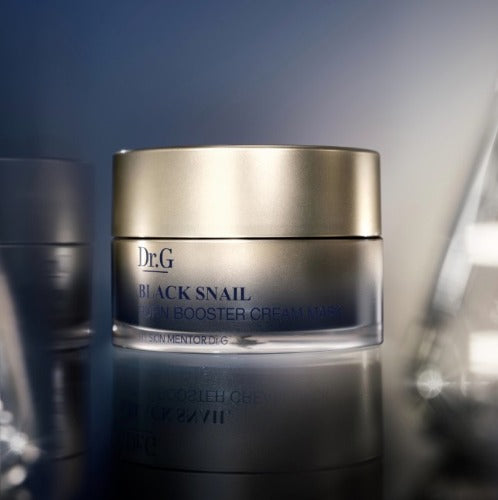 Dr.G Black Snail Cream, a 50 ml cream, front of the pack facing the camera