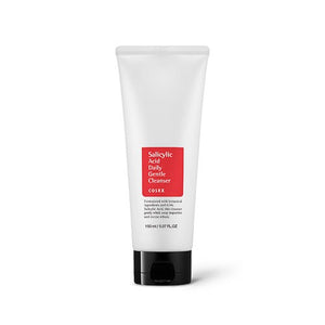 COSRX Salicylic Acid Daily Gentle Cleanser, a 150 ml cleanser, front of the pack facing the camera