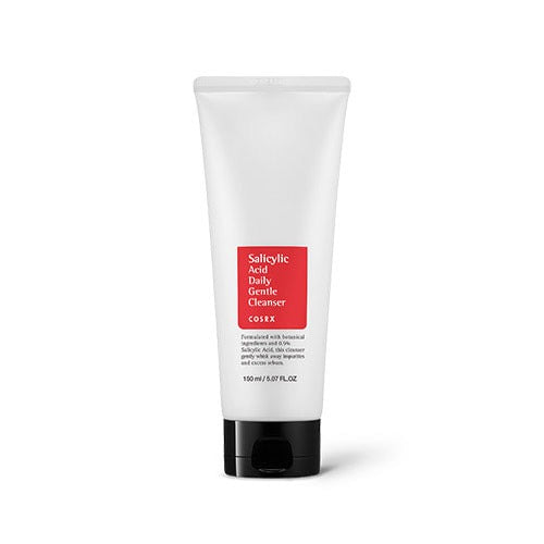 COSRX Salicylic Acid Daily Gentle Cleanser, a 150 ml cleanser, front of the pack facing the camera