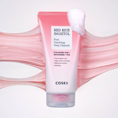 COSRX Red Rice Inositol Pore Clarifying Deep Cleanser, a 150 ml cleanser, front of the pack facing the camera