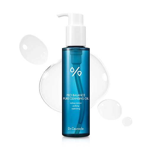 Dr.Ceuracle Pro Balance Pure deep Cleansing Oil, a 155 ml oil, front of the pack facing the camera