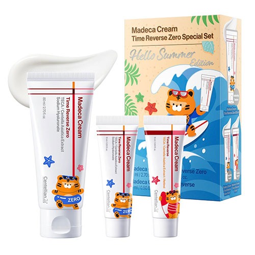 Centellian24 Madeca Cream Time Reverse 50ml Triple Set, a 50 ml x 3 cream set, front of the pack facing the camera