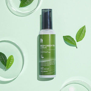 Benton Deep Green Tea Lotion, a 120 ml lotion, front of the pack facing the camera