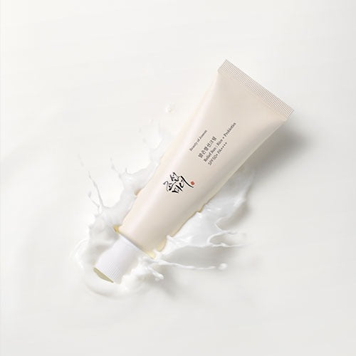 Beauty of Joseon Relief Sun: Rice + Probiotics (SPF50+ PA++++) Double Pack sunscreen set, front of the pack facing the camera
