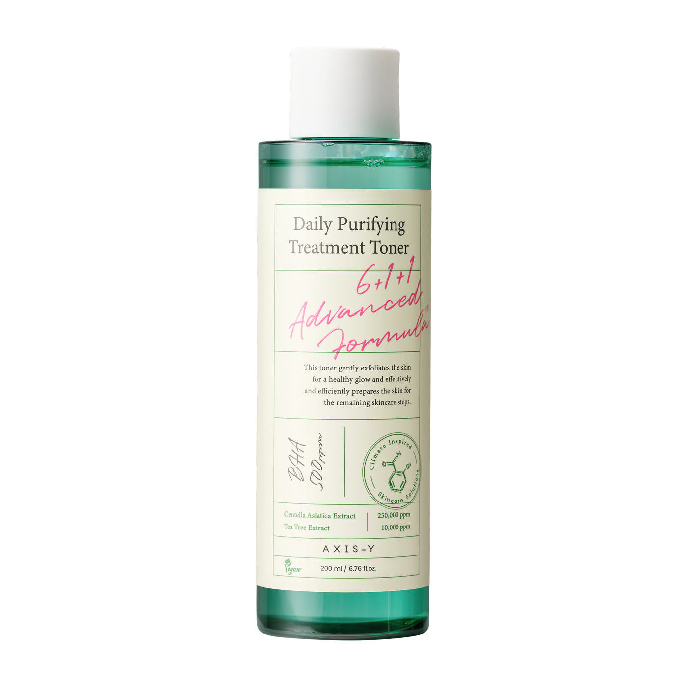 AXIS-Y Daily Purifying Treatment Toner, a 200 ml toner, front of the pack facing the camera