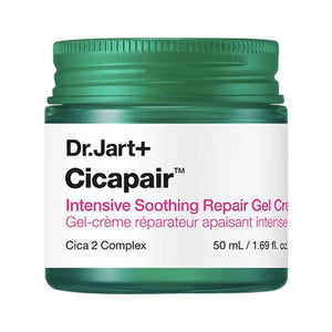 Dr.Jart+ Cicapair Intensive Soothing Repair Gel Cream, a 50 ml cream, front of the pack facing the camera