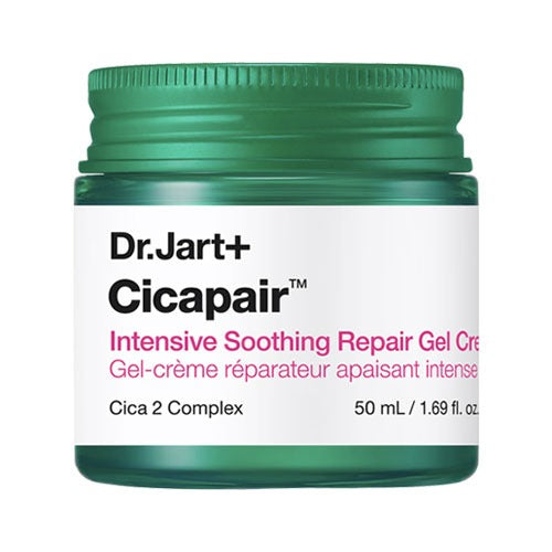 Dr.Jart+ Cicapair Intensive Soothing Repair Gel Cream, a 50 ml cream, front of the pack facing the camera