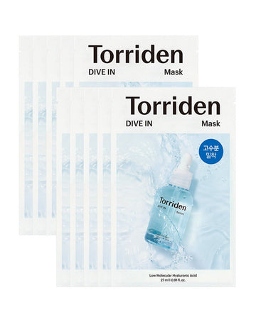 Torriden Dive-In Low Molecule Hyaluronic Acid Mask Sheet 10ea product image