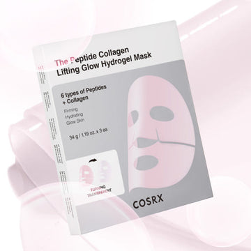 COSRX The Peptide Collagen Lifting Glow Hydrogel Mask 34g X 3ea product image