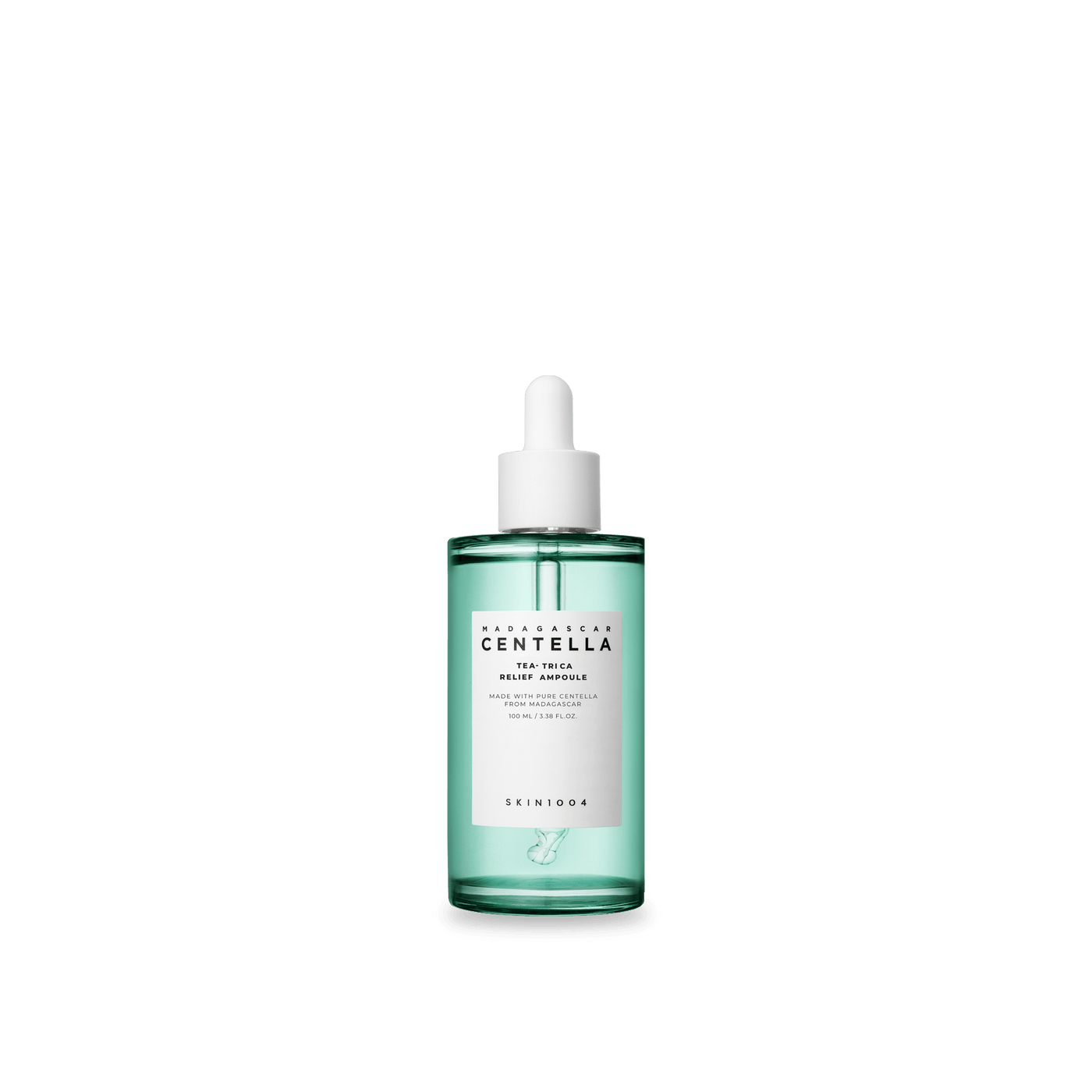 SKIN1004 TEA-TRICA RELIEF AMPOULE, a 100 ml ampoule, front of the pack facing the camera